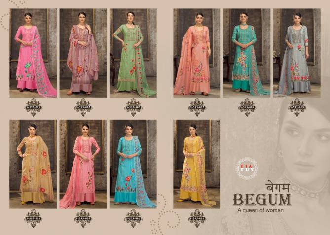 Harshit Begum Pure Cotton Designer Casual Wear Dress Material Collection
